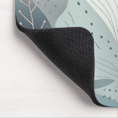 Prachtig elegant pastelblad design muismat (Hoek)