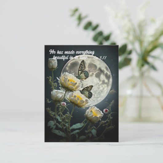 Prachtig en prachtig gemaakt briefkaart (Staand voorkant)