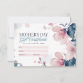 Prachtig Floral Moederdag Cadeaubon (Voorkant)