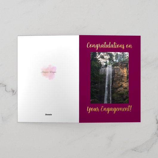 Prachtig, gefeliciteerd met je Verloving Kaart (Buiten Laag)