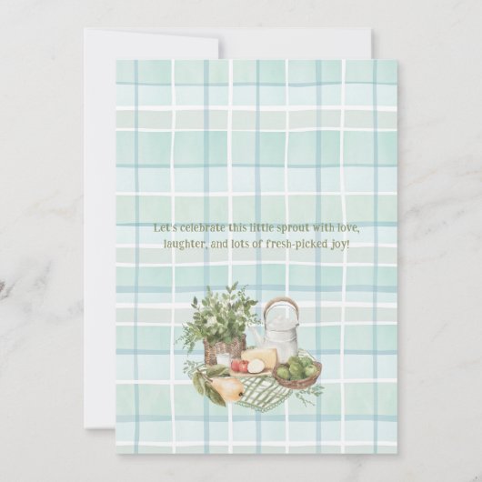 Prachtig gegroeid met Love Boy Baby shower Kaart (Achterkant)