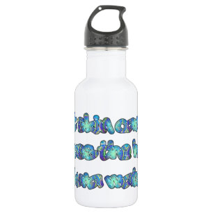 Prachtig geweldig aanpasbaar Trendy Art Design Waterfles