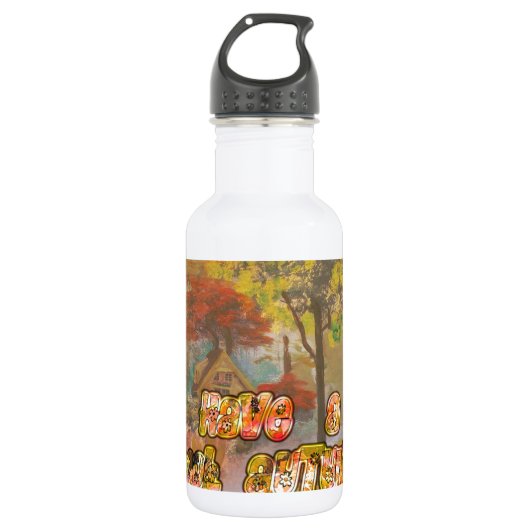 Prachtig geweldig aanpasbaar Trendy Art Design Waterfles (Voorkant)