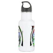 Prachtig geweldig aanpasbaar Trendy Art Design Waterfles (Achterkant)