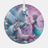 Prachtig Glass Christmas Fantasy ornament (Voorkant)