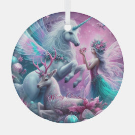 Prachtig Glass Christmas Fantasy ornament