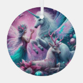 Prachtig Glass Christmas Fantasy ornament (Achterkant)