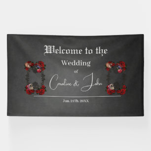 Prachtig gotisch design spandoek