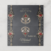 Prachtig gotisch hart (Buitenkant ongevouwen)