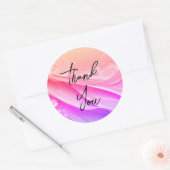 Prachtig goud dank u stickers (Envelop)