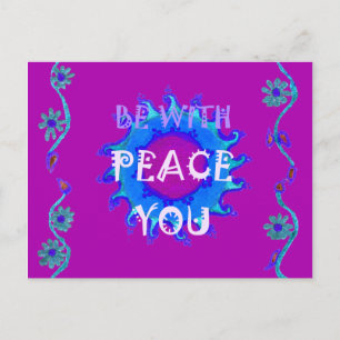 Prachtig goudgeel verbazingwekkend grafisch ontwer briefkaart