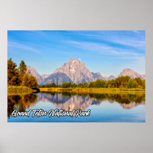 Prachtig Grand Teton National Park, Wyoming Poster