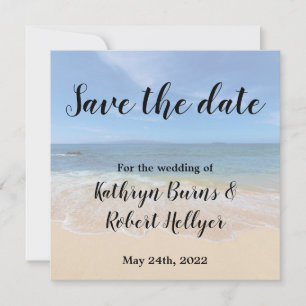 Prachtig Hawaiiaans strand Save the Date