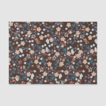 Prachtig helder bloemenweefselpapier