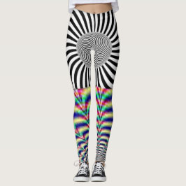 Prachtig hypnotisch en psychologisch design. leggings
