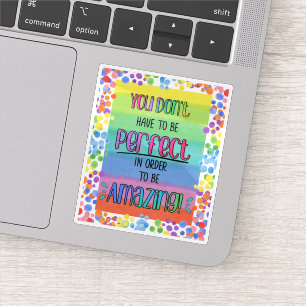 Prachtig Inspirerend regenboog Sticker