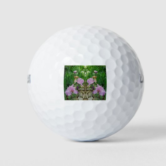 Prachtig Iris Fantasie Pad Golfballen (Voorkant)