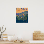 Prachtig Italiaans platteland Poster (Keuken)