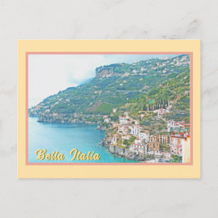 PRACHTIG ITALIË / PRACHTIGE KUSTLIJN VAN ITALIË BRIEFKAART