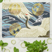 prachtig japans patroonontwerp theedoek (Gevouwen)