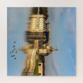 Prachtig kasteel puzzle Chateau de Chantilly Legpuzzel (Horizontaal)