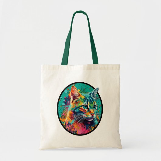 Prachtig kattenschilderij tote bag (Voorkant)