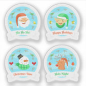 Prachtig kerst stickers collectie (Voorkant)