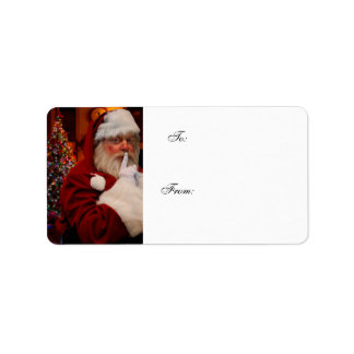 Prachtig kerstcadeaulabel etiket