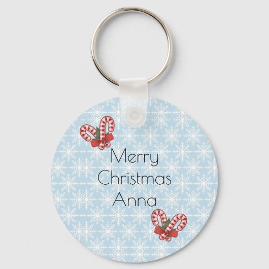 Prachtig kerstfeest sleutelhanger (Voorkant)