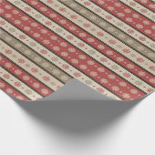 Prachtig kerstland cadeaupapier (Hoek)