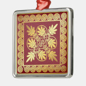 Prachtig kerstornament metalen ornament (Links)