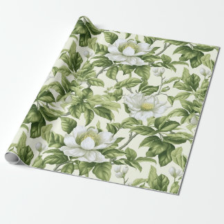 Prachtig klassiek bloemenpatroon cadeaupapier