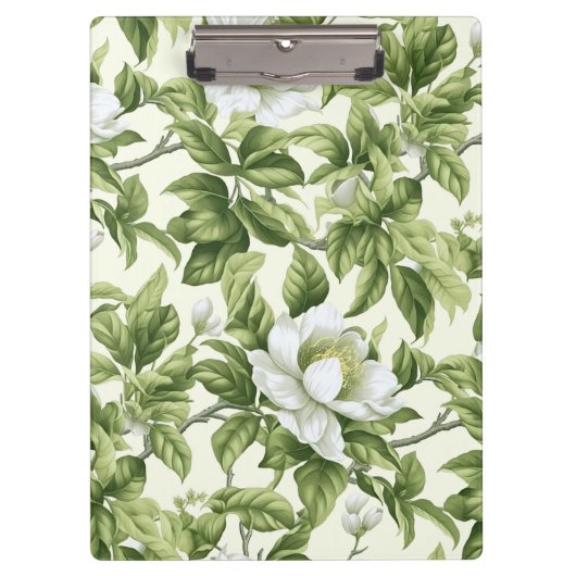 Prachtig klassiek bloemenpatroon klembord (Voorkant)