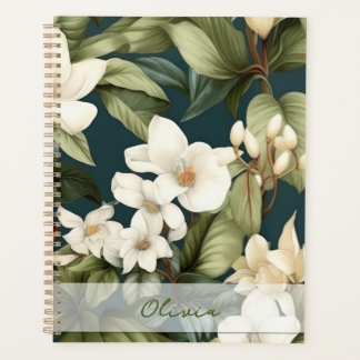 Prachtig klassiek bloemenpatroon planner