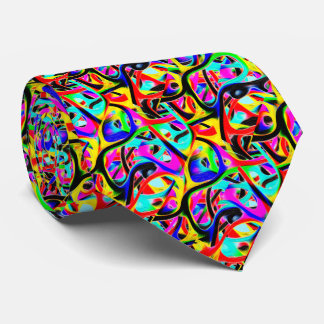 Prachtig kleurrijk Abstract meerkleurig patroon Stropdas