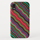 Prachtig kleurrijk avy Stripe Patroon Case-Mate iPhone Case (Achterkant)