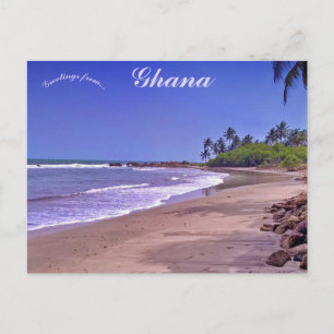 Prachtig Kokrobite Beach Ghana Briefkaart
