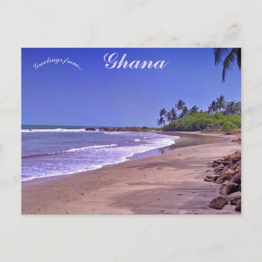 Prachtig Kokrobite Beach Ghana Briefkaart (Voorkant)