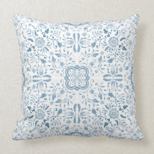 Prachtig Kussen - Vintage Blauw