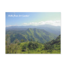 Prachtig landschap in de bergen van Sri Lanka