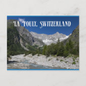 Prachtig landschap, La Fouly, Zwitserland Briefkaart (Voorkant)