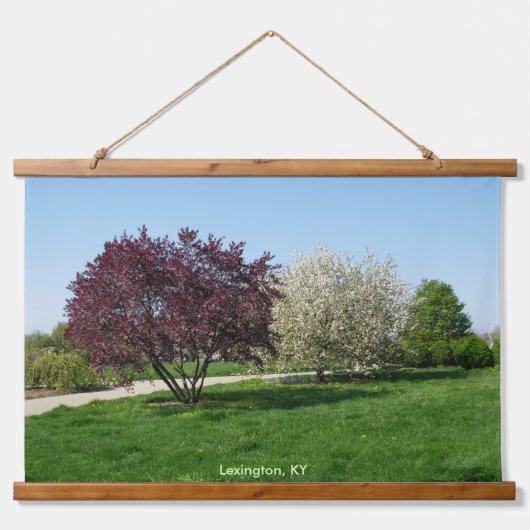 Prachtig landschap met bomen hangend wandkleed (Voorkant)