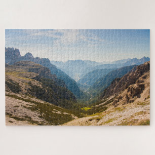 Prachtig landschap van de Italiaanse Alpen Legpuzzel