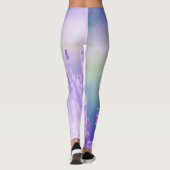 Prachtig lavenderveld of Paars weide Leggings (Achterkant)