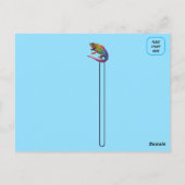 Prachtig leguaan Briefkaart (Achterkant)