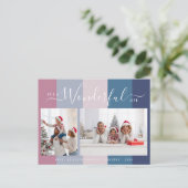 Prachtig leven kleurrijke foto kerstkaart briefkaart (Staand voorkant)