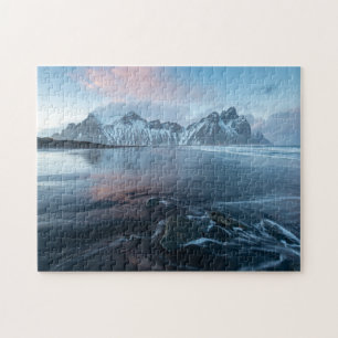 Prachtig Licht in IJsland   Stokksnes, Vestrahorn Legpuzzel