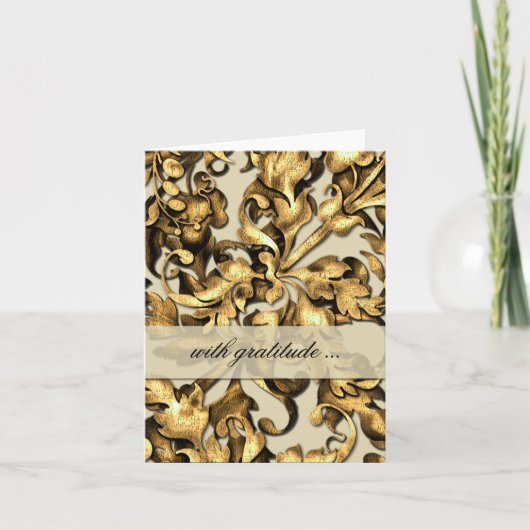 Prachtig Loof Dankkaart Bedankkaart (Voorkant)