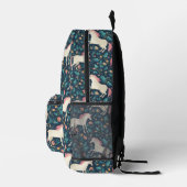Prachtig Magical Unicorn Pattern Bedrukte Rugzak (Rechts)
