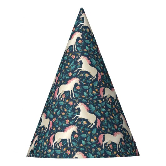 Prachtig Magical Unicorn Pattern Feesthoedjes (Voorkant)